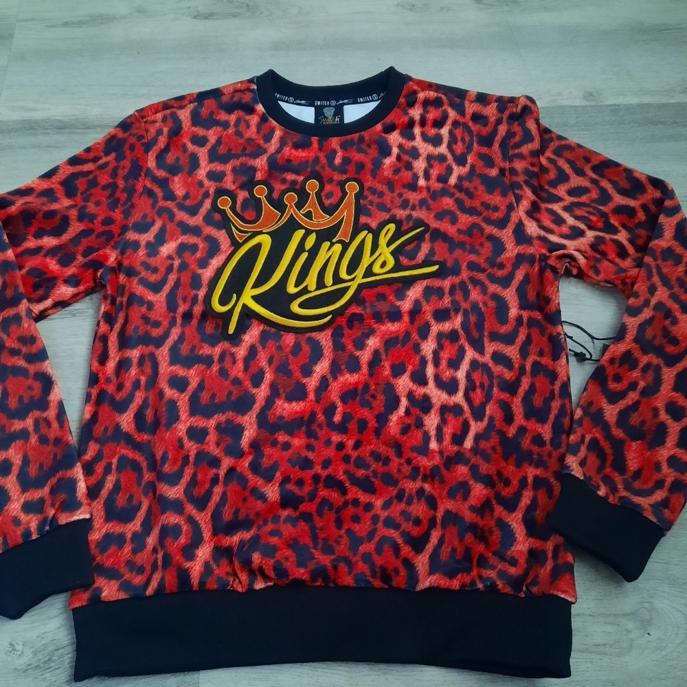 Kings Leopard Print Men's Sweatshirt